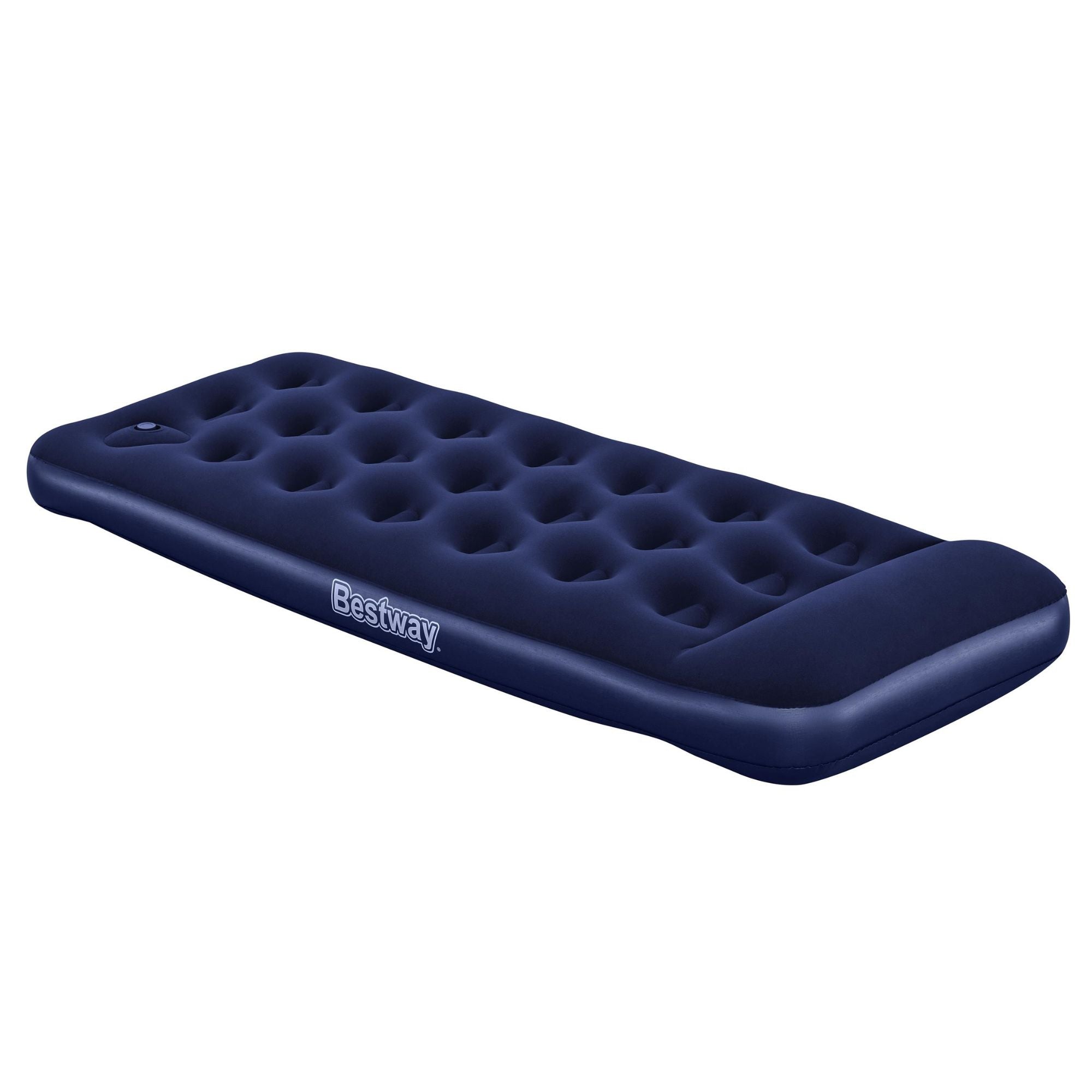 Flocked Air Mattress with Built-In Pillow
