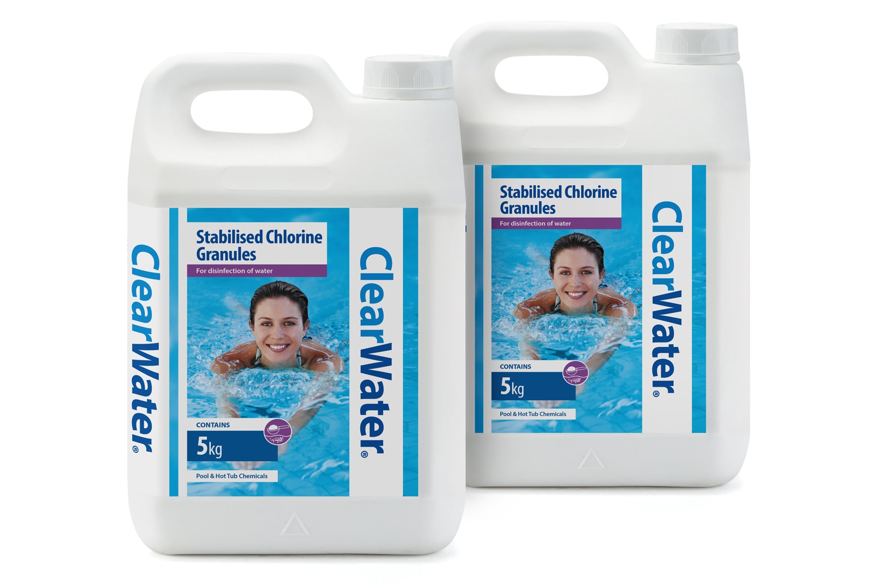 10KG Chlorine Granules in Jerry Can (2-Pack)