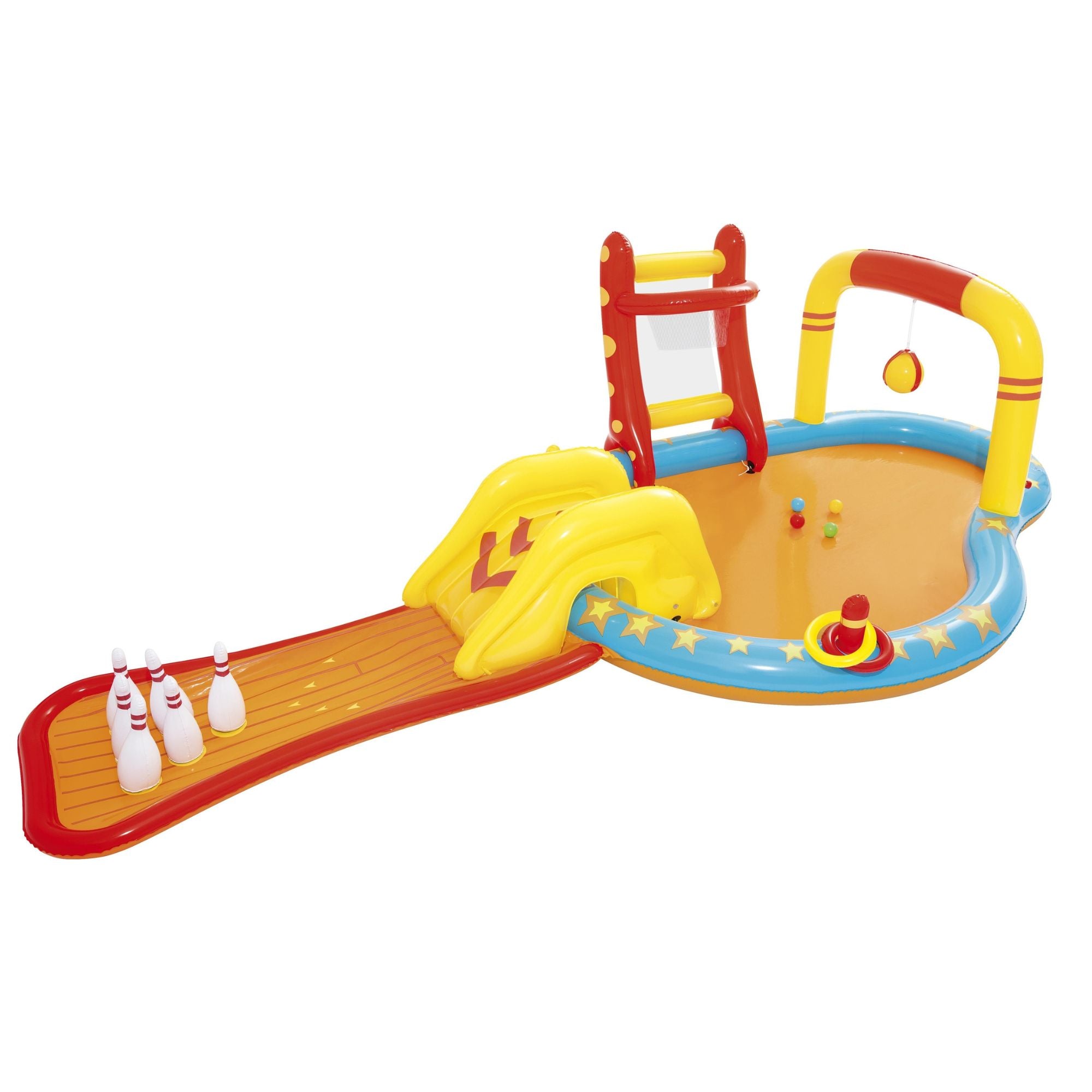 Lil' Champ Inflatable Kids Pool with Fun Water Activities