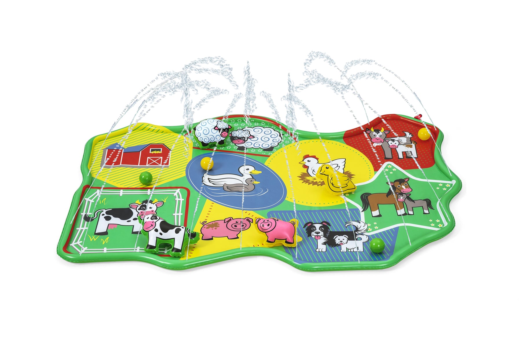 Kids Barnyard Water Play Mat for Outdoor Fun