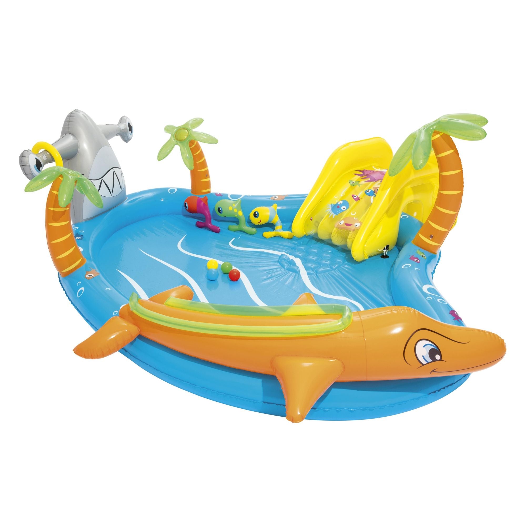 Kids Sea Life Inflatable Pool with Play Activities