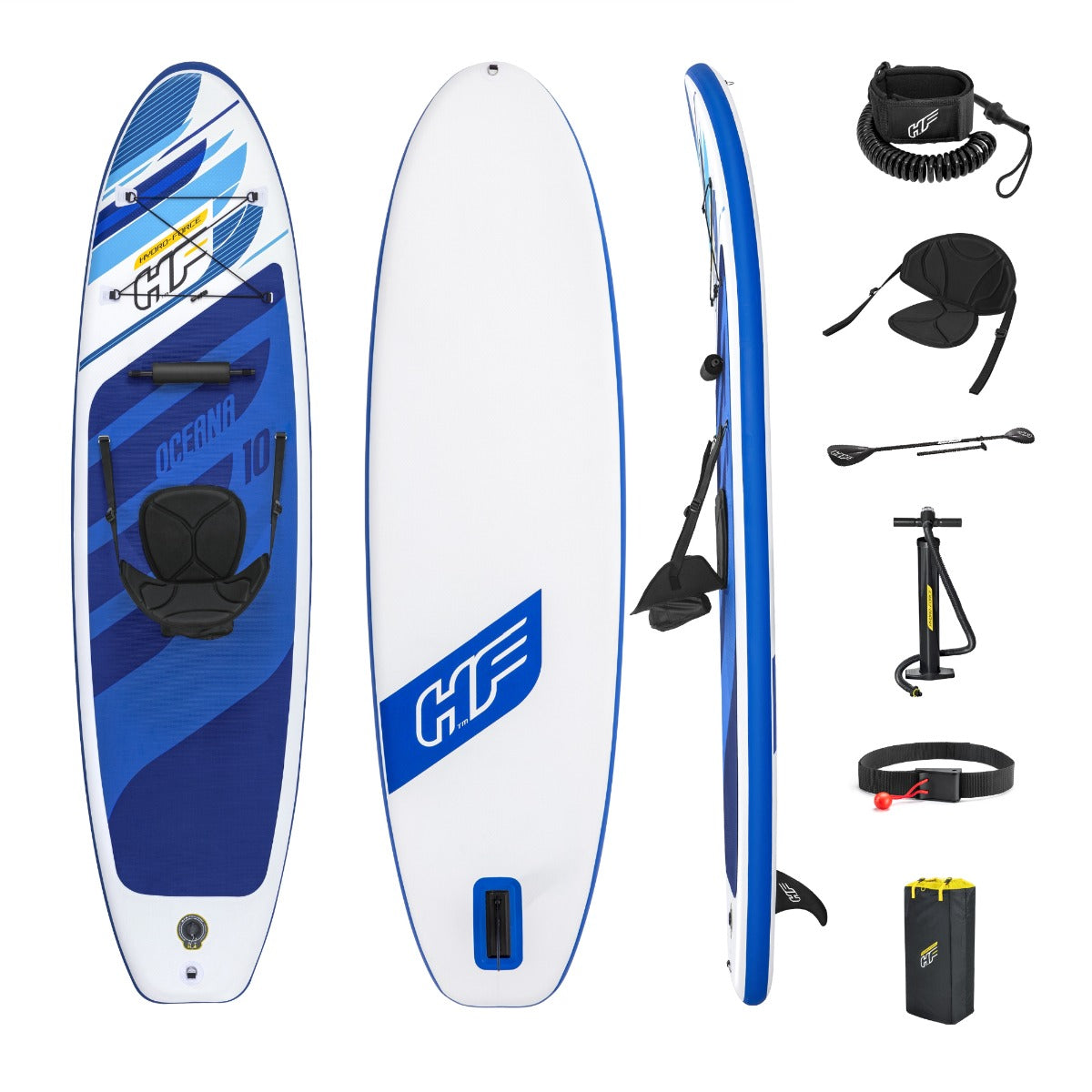 10ft Hydro-Force Inflatable SUP & Kayak Combo