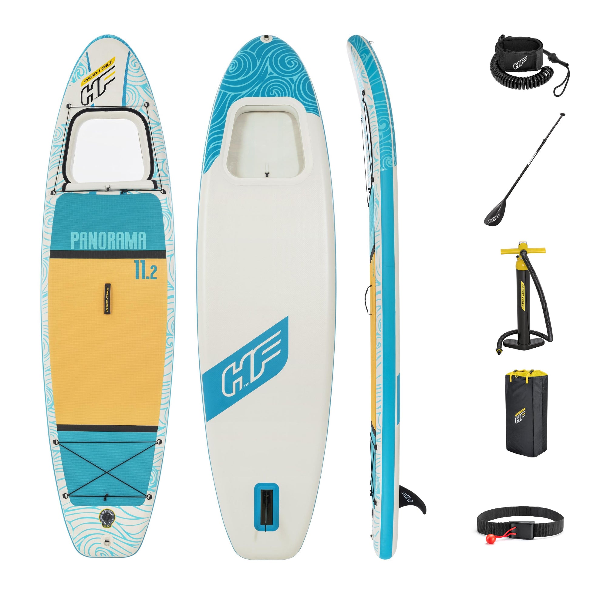 11ft Hydro-Force Inflatable SUP Set - Panorama Design