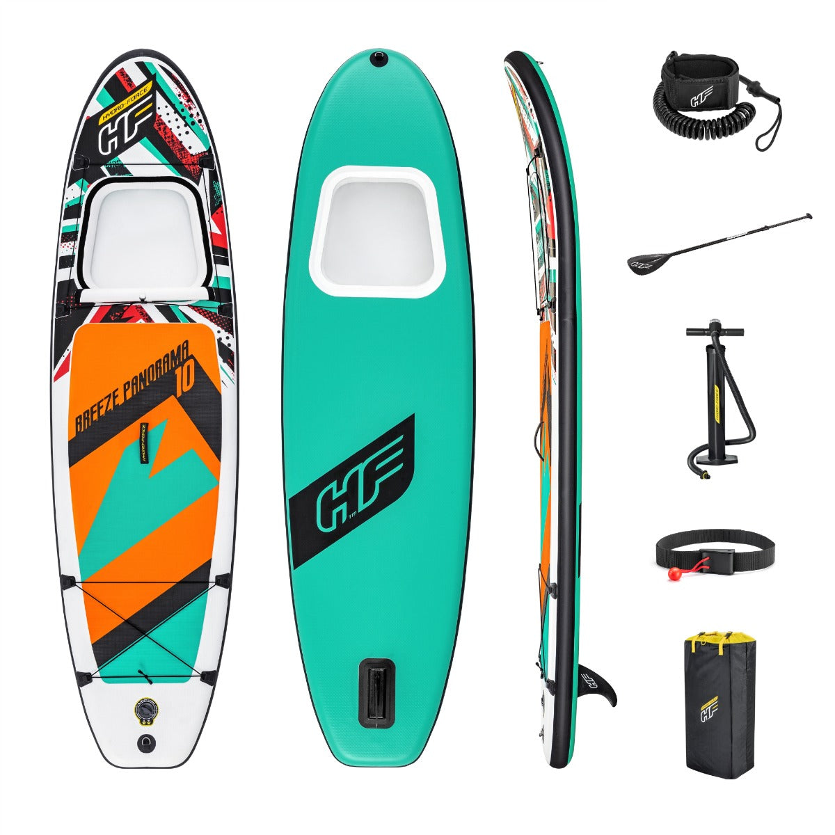 Hydro-Force 10ft Inflatable SUP - Portable Breeze Panorama Board