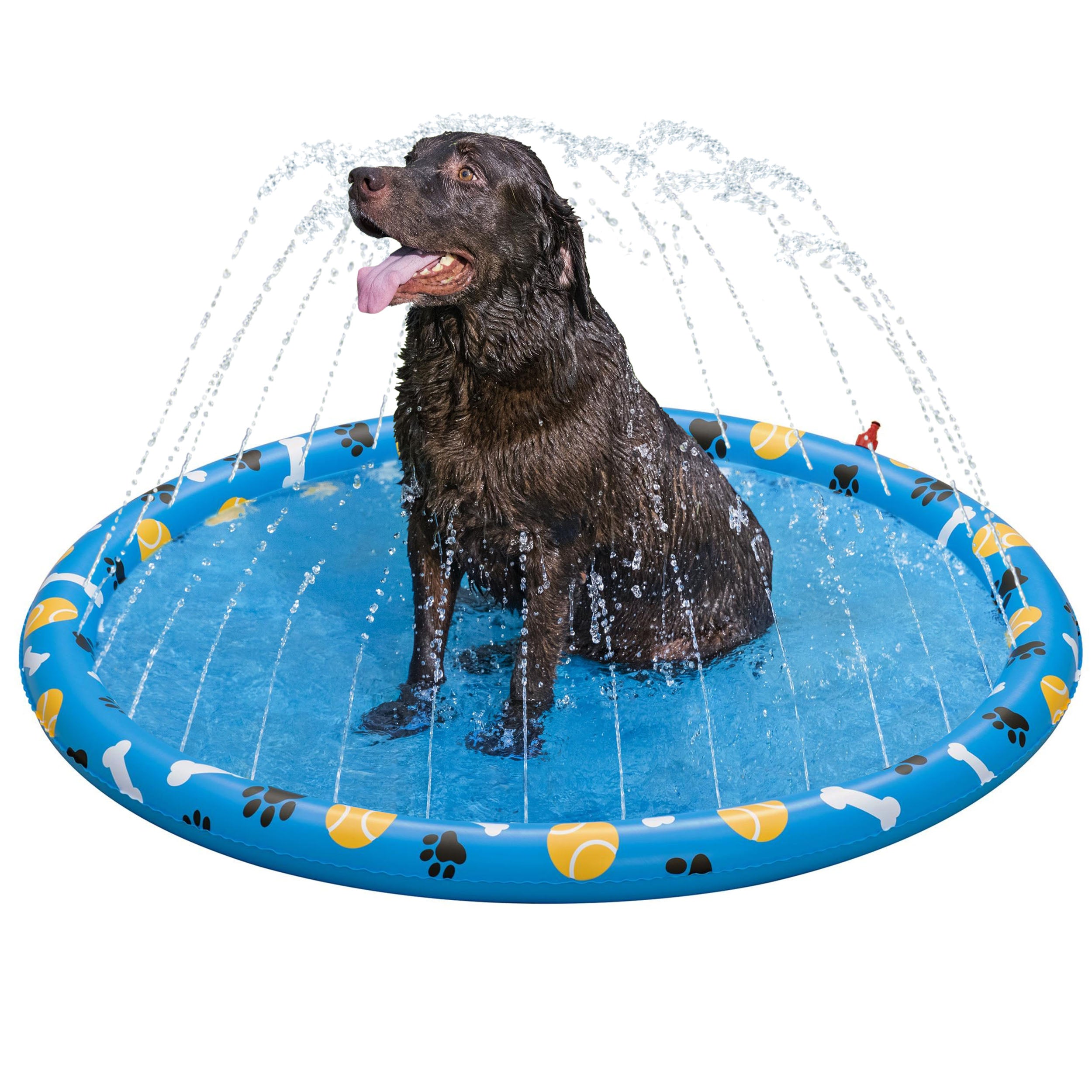Dog Splash Pad for Outdoor Play & Cooling