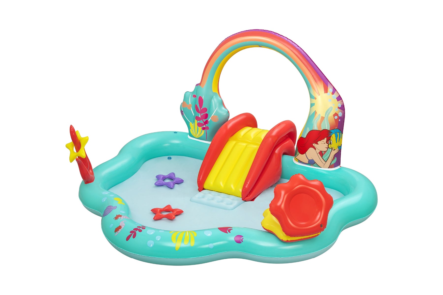Kids' Mermaid Inflatable Pool with Play Center