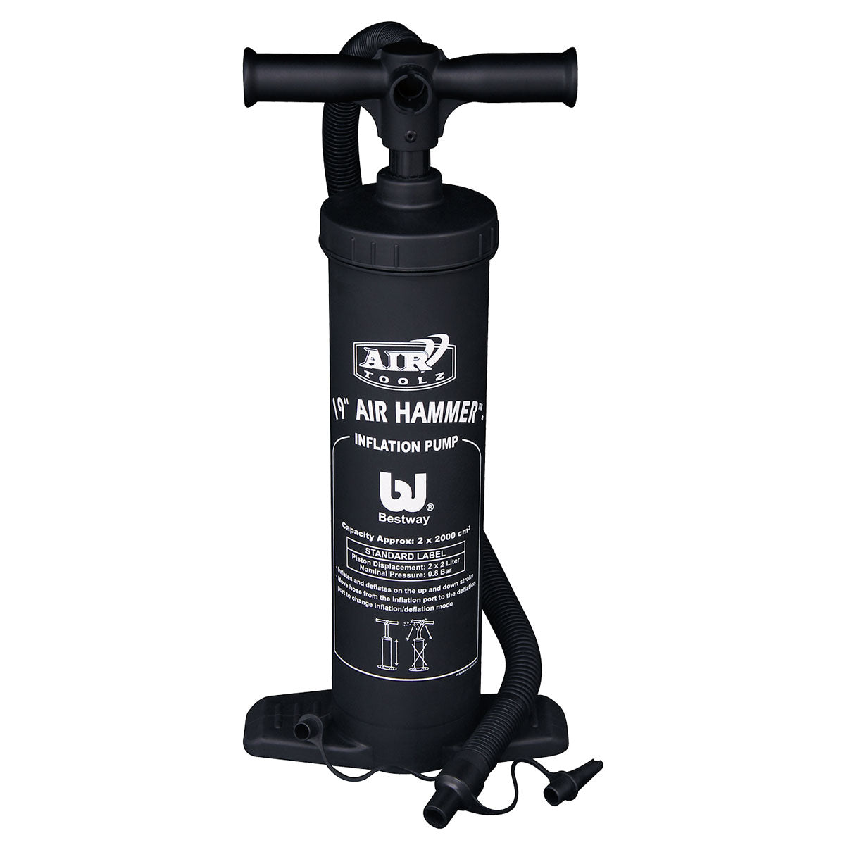 19" Manual Air Hammer Pump for Quick Inflation